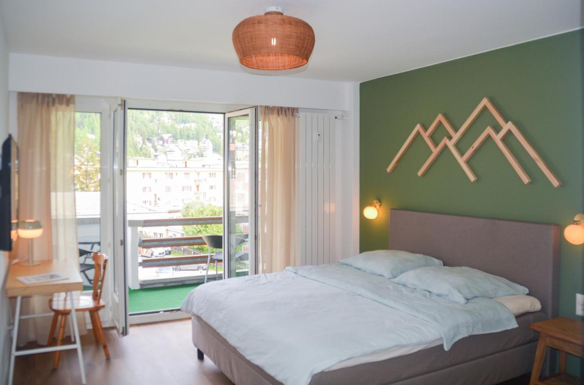 Swissme - Neu-Seeblick-Balkon-Parkplatz-Nahe Bergbahn St. Moritz Exterior photo